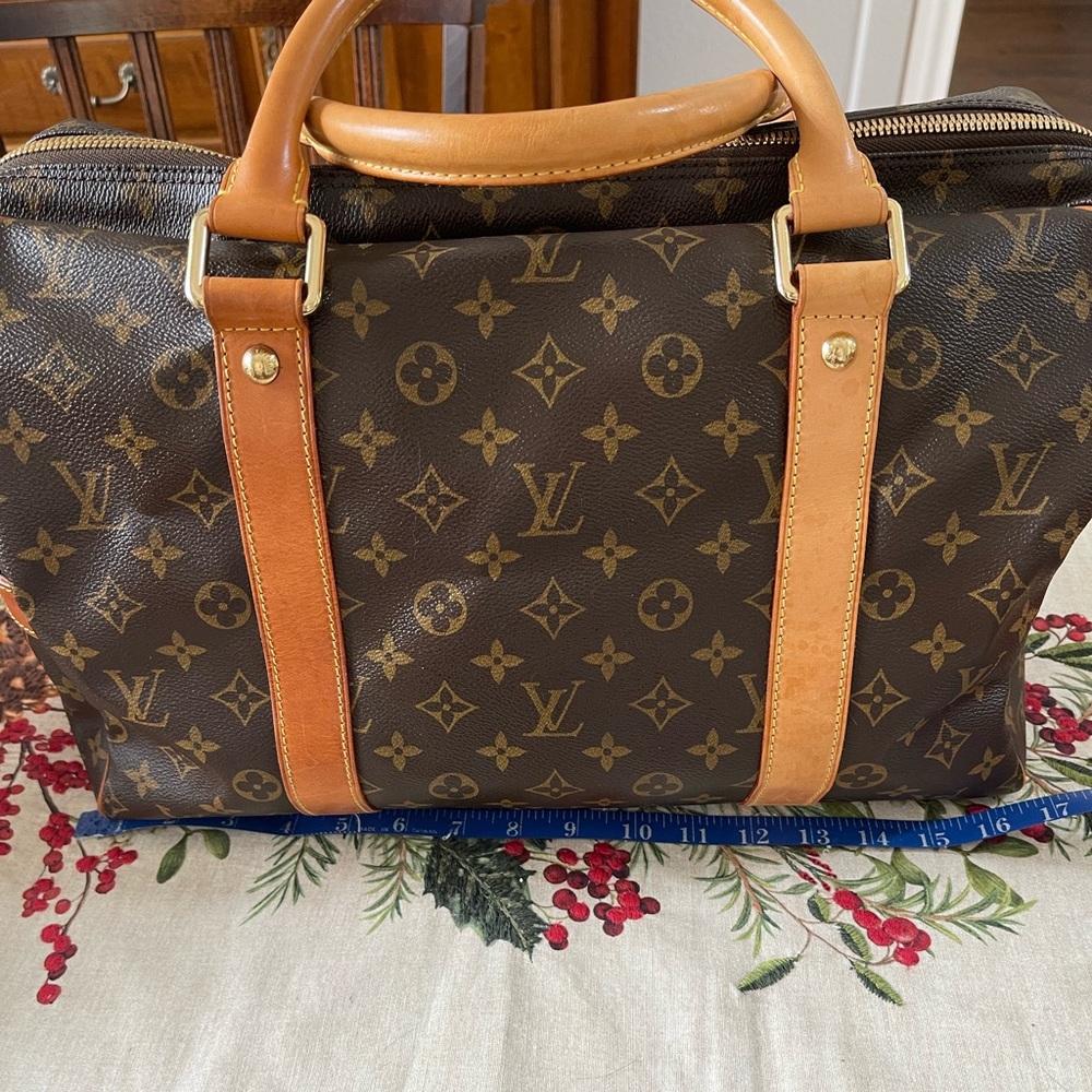 Louis Vuitton Brown Monogram Carryall Boston Travel Bag - Picture 15 of 16